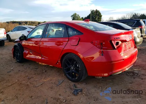 2026 Honda Civic Sport z USA, uszkodzony, nr VIN 2HGFE2F50TH512580